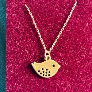 Silver Bird Pendant Necklace on 925 silver chain